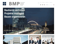 Tablet Screenshot of bmp-baumanagement.de